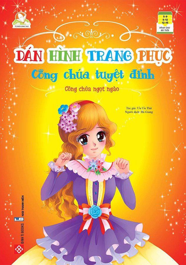 Dán Hình Trang Phục Công Chúa Tuyện Đỉnh - Công Chúa Ngọt Ngào