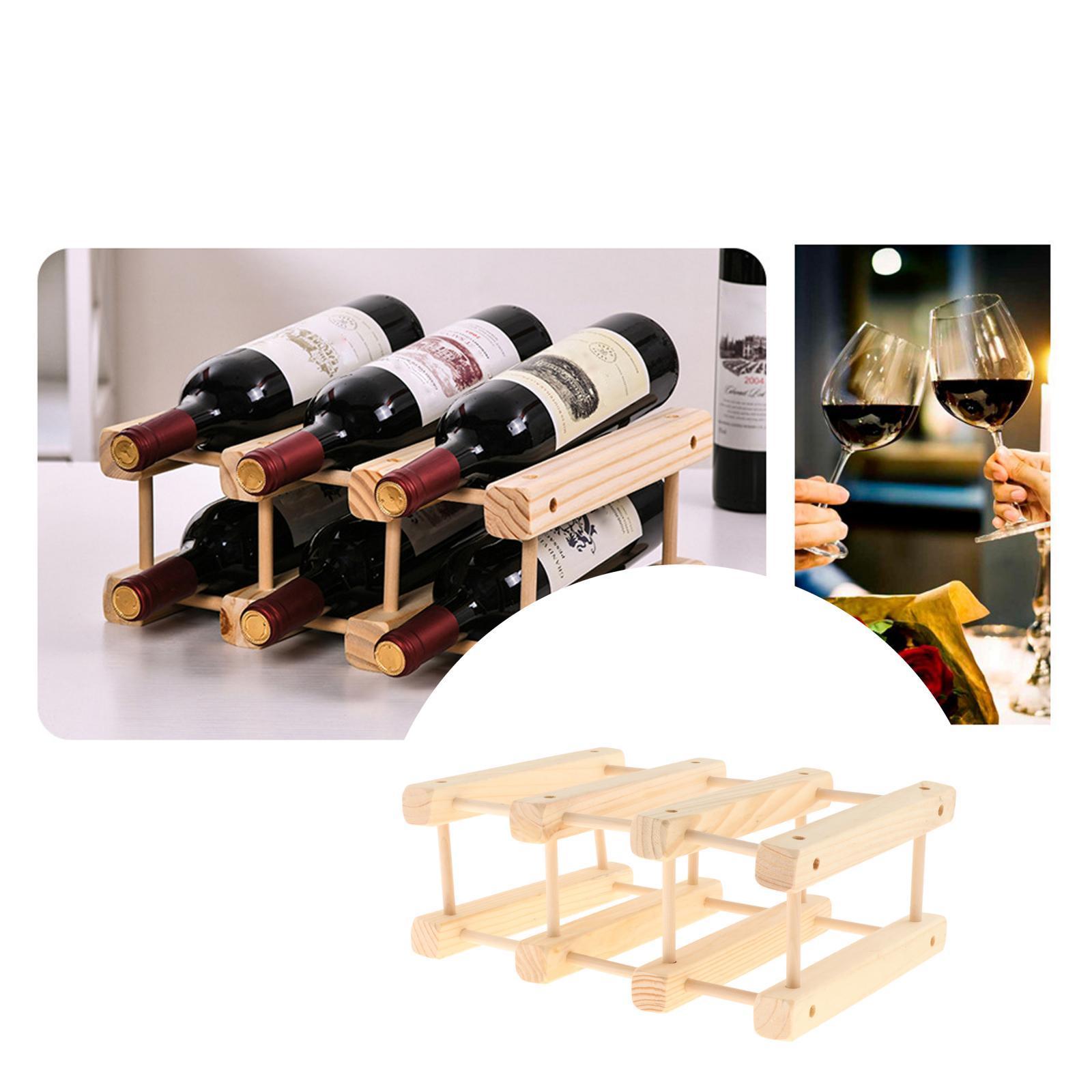 Wine Rack Wine Bottle Storage Decor Art Ornament for Bar
