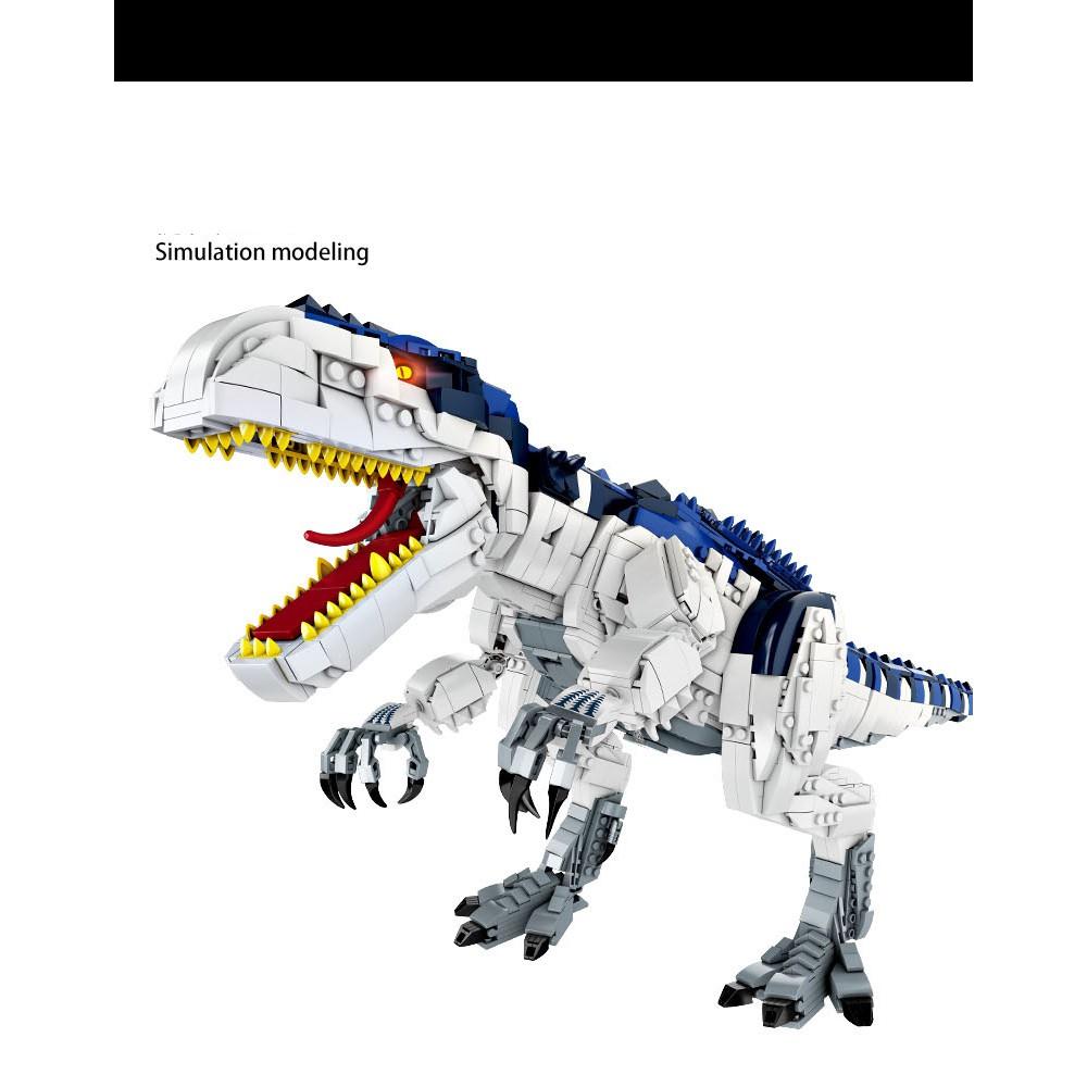 Đồ chơi lắp ráp Khủng long Bạo chúa FC6204 - Big Dinosaur Indominus Rex - Xếp hình thông minh mô hình 2205 mảnh ghép