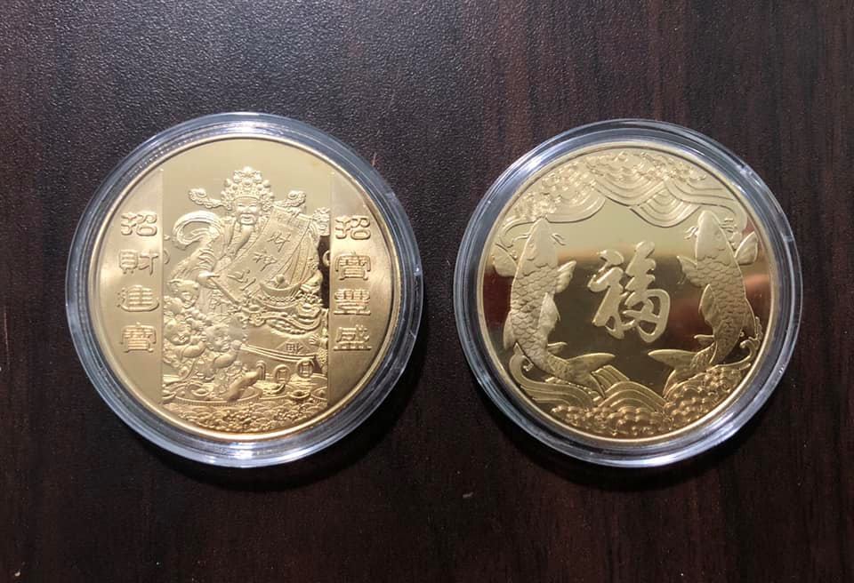 Xu Thần Tài và con cá mang lại nay mắn và tài lộc
