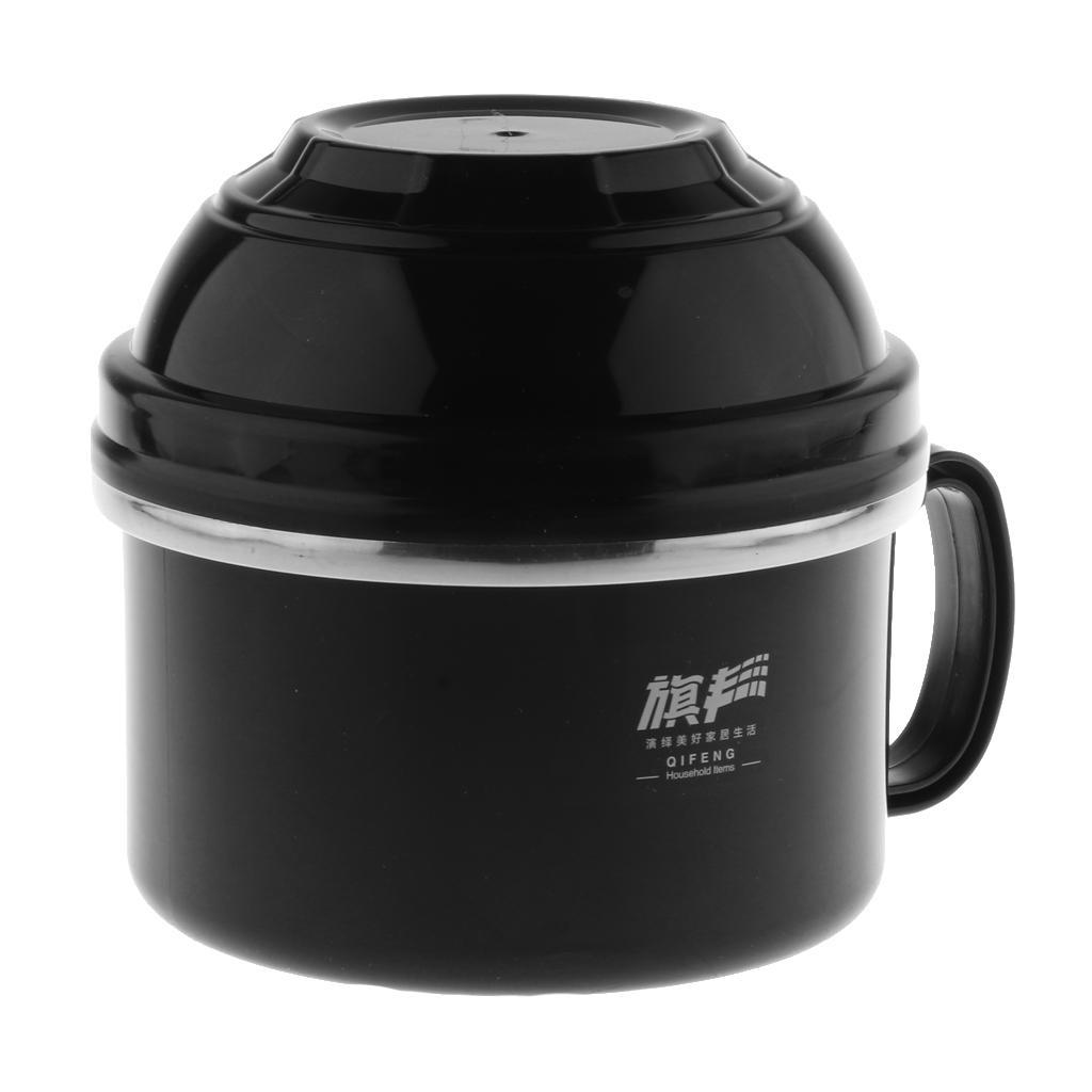 Set of 3 Stainless Steel Insulated Bento Lunch Box - 900ml Thermal Food