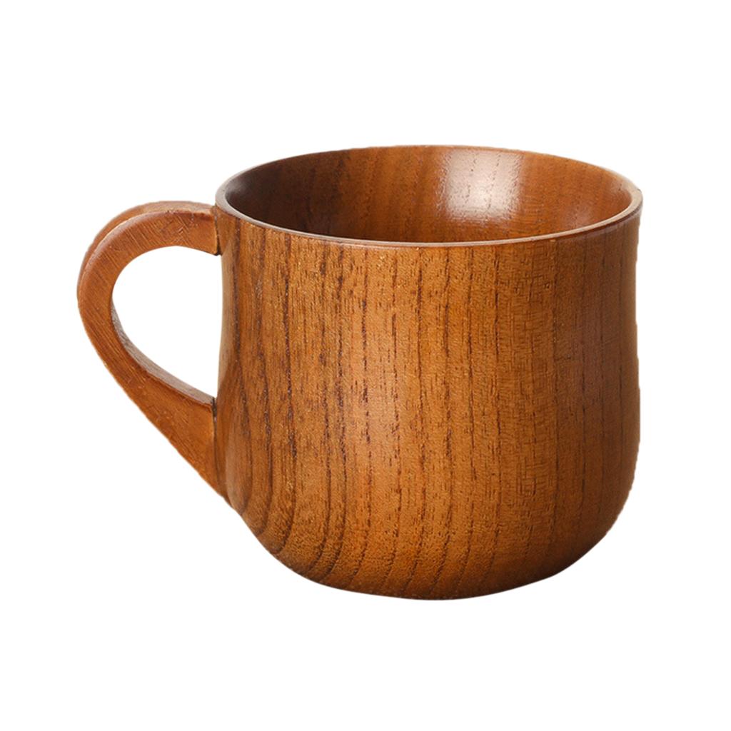 6xJujube Wooden Cup Handmade Coffee Tea Beer Juice Milk Mug Drink 7.5cmx6.8cm