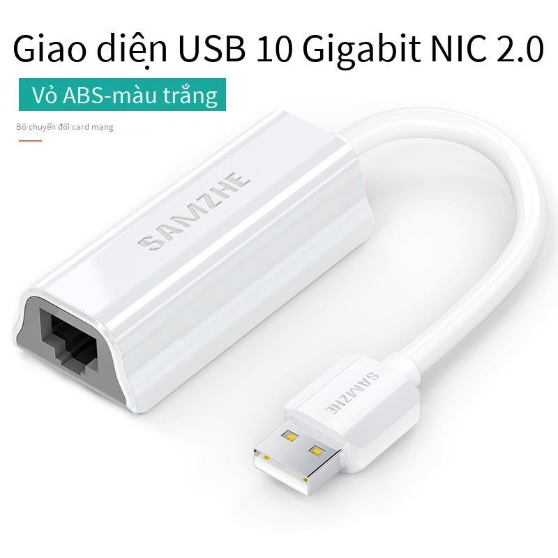 Phong cách mới nhất Shanze usb chuyển cổng mạng card mạng bên ngoài rj45 mạng có dây trăm gigabit card mạng máy tính giao diện truyền cáp mạng usb