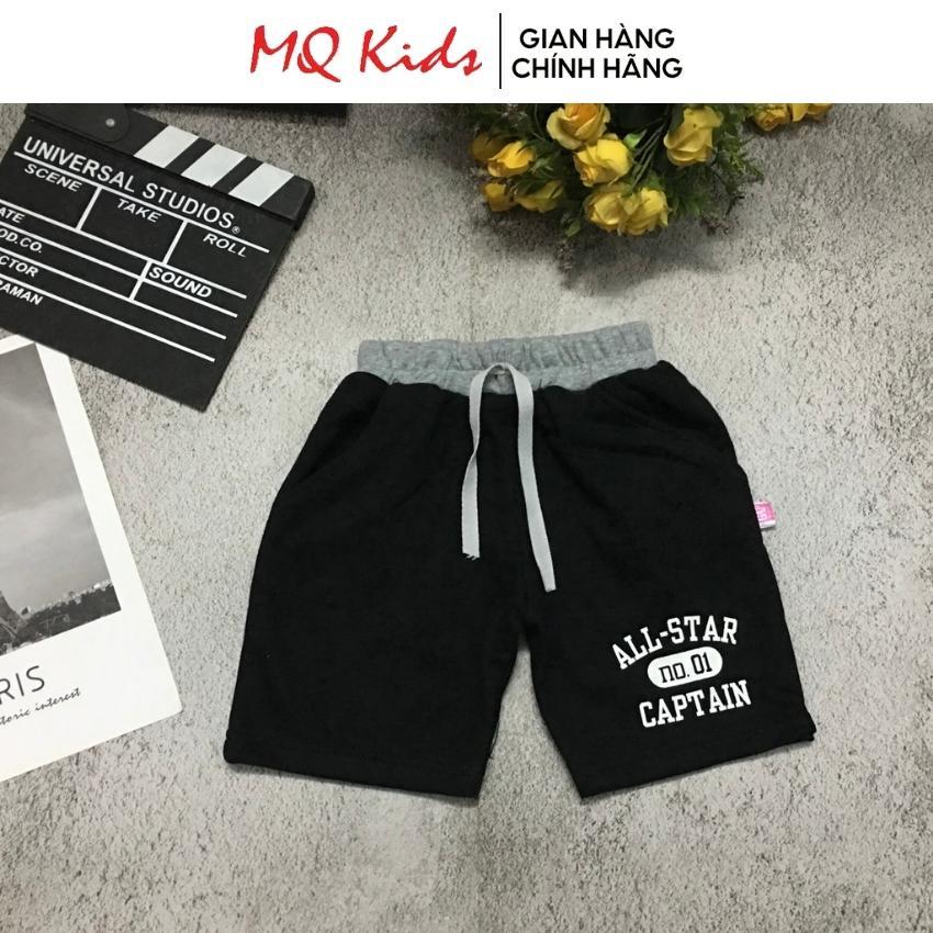 Quần đùi lửng cho bé trai MQ kids ️ cotton da cá 100%