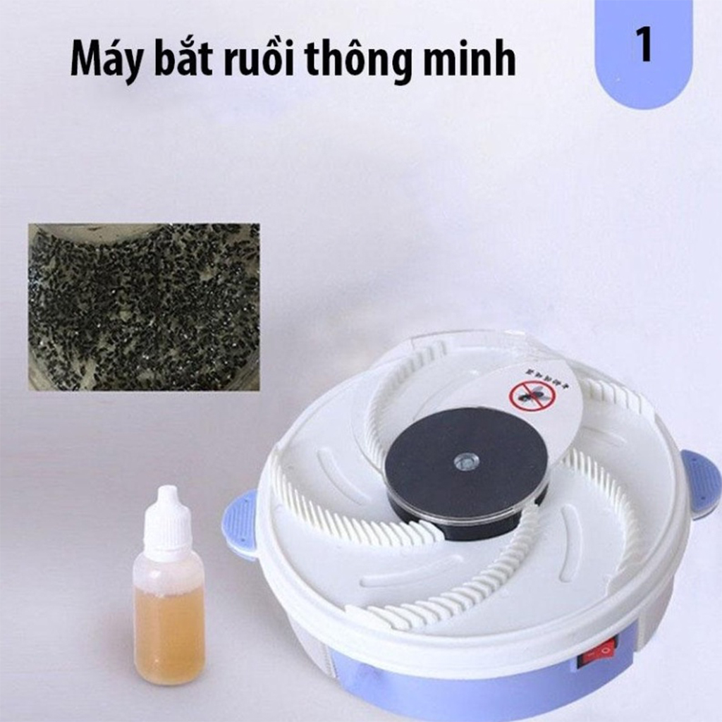 Máy Bắt Ruồi Tự Động Thông Minh, Máy Bắt Ruồi Chạy Điện Không Dùng Hóa Chất