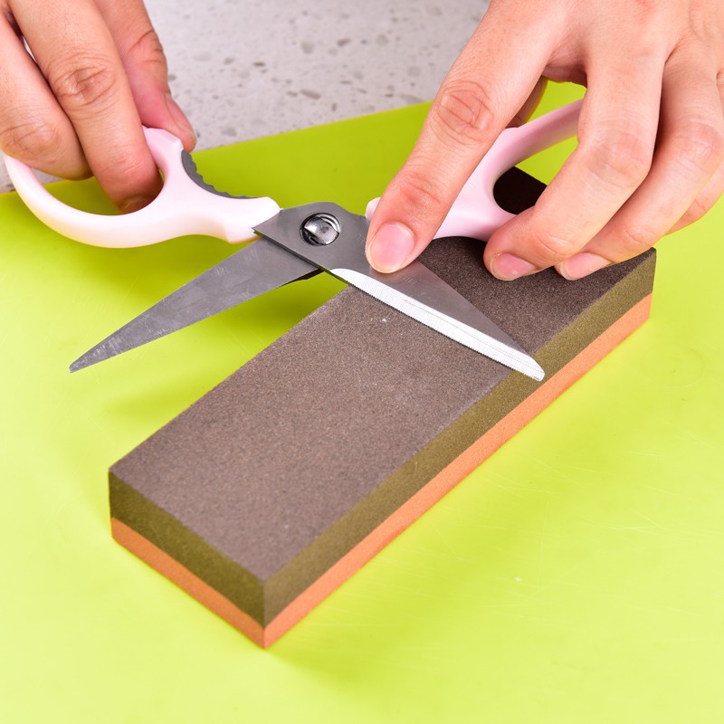 Đá mài dao kéo 2 mặt Grind Stone - Hàng nội địa Nhật Bản nhập khẩu chính hãng