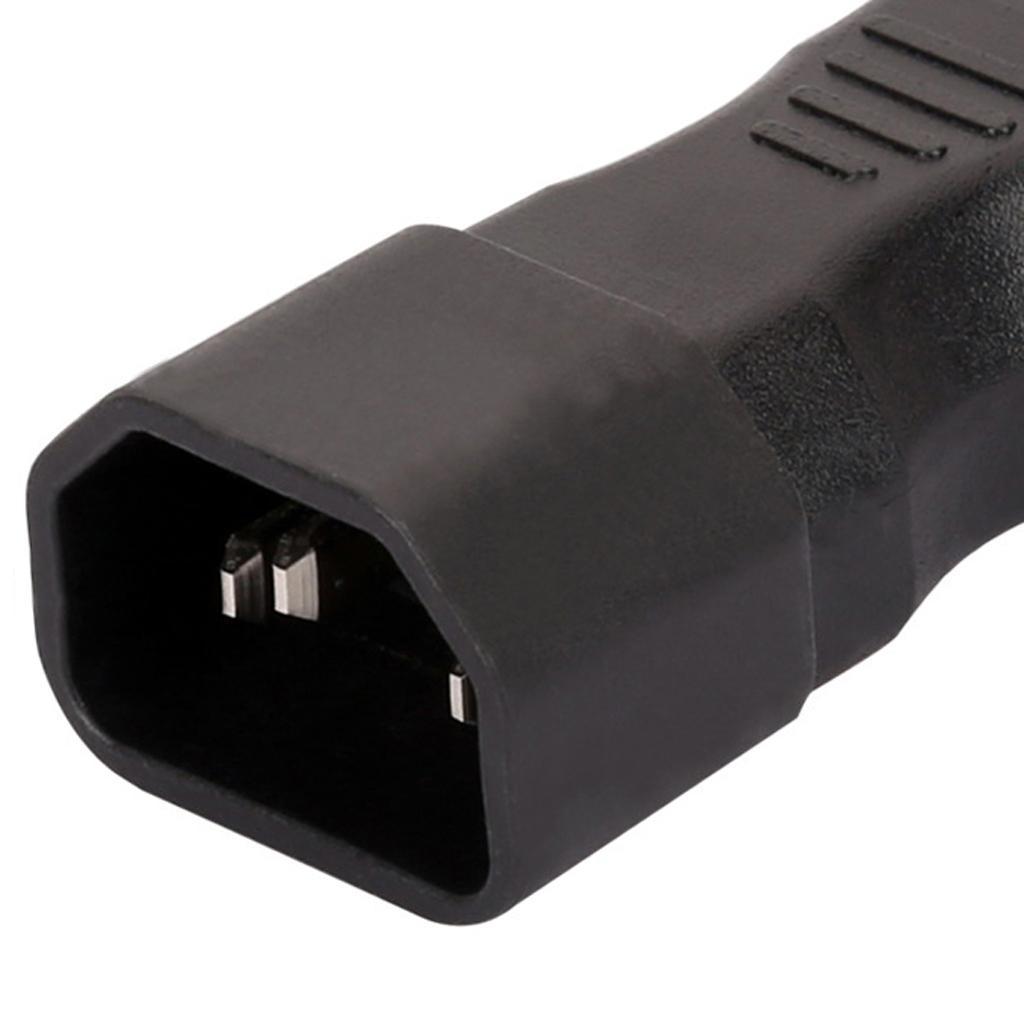 IEC 320 C14 Male to C13 Plug Female Power Plug Converter Power Adapter
