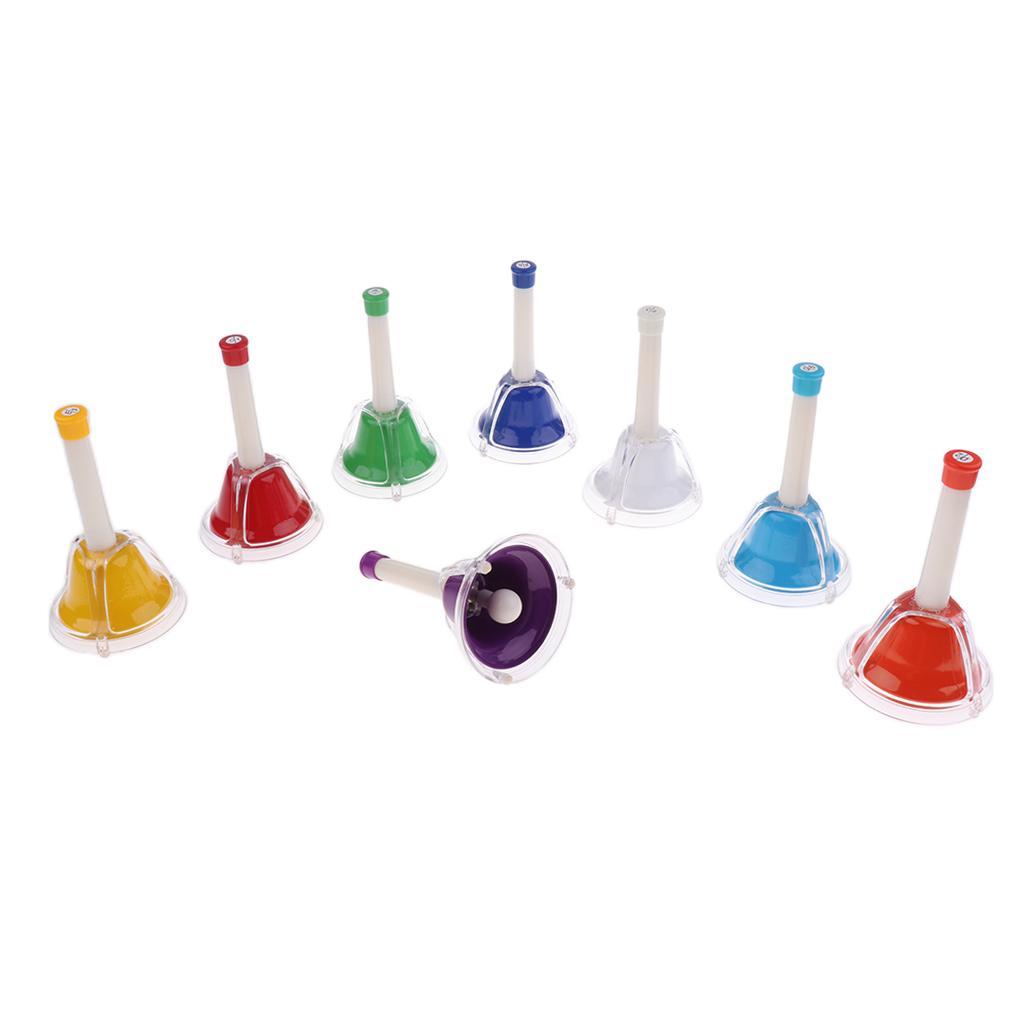Colorful 8 Note Diatonic   Bells for Children Kids Musical Learning