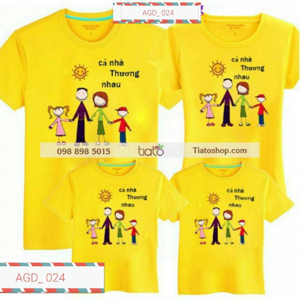 Áo gia đình cả nhà thương nhau - MÃ AGD 024