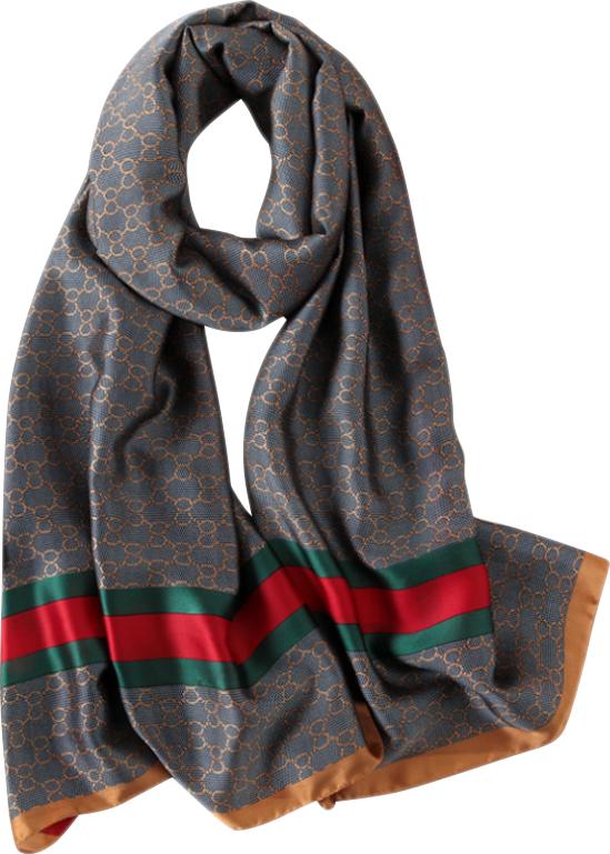 Khăn Choàng Cổ Nữ Lụa Hàng Châu Thời Trang - KLHC22804 (90 x 414 cm)