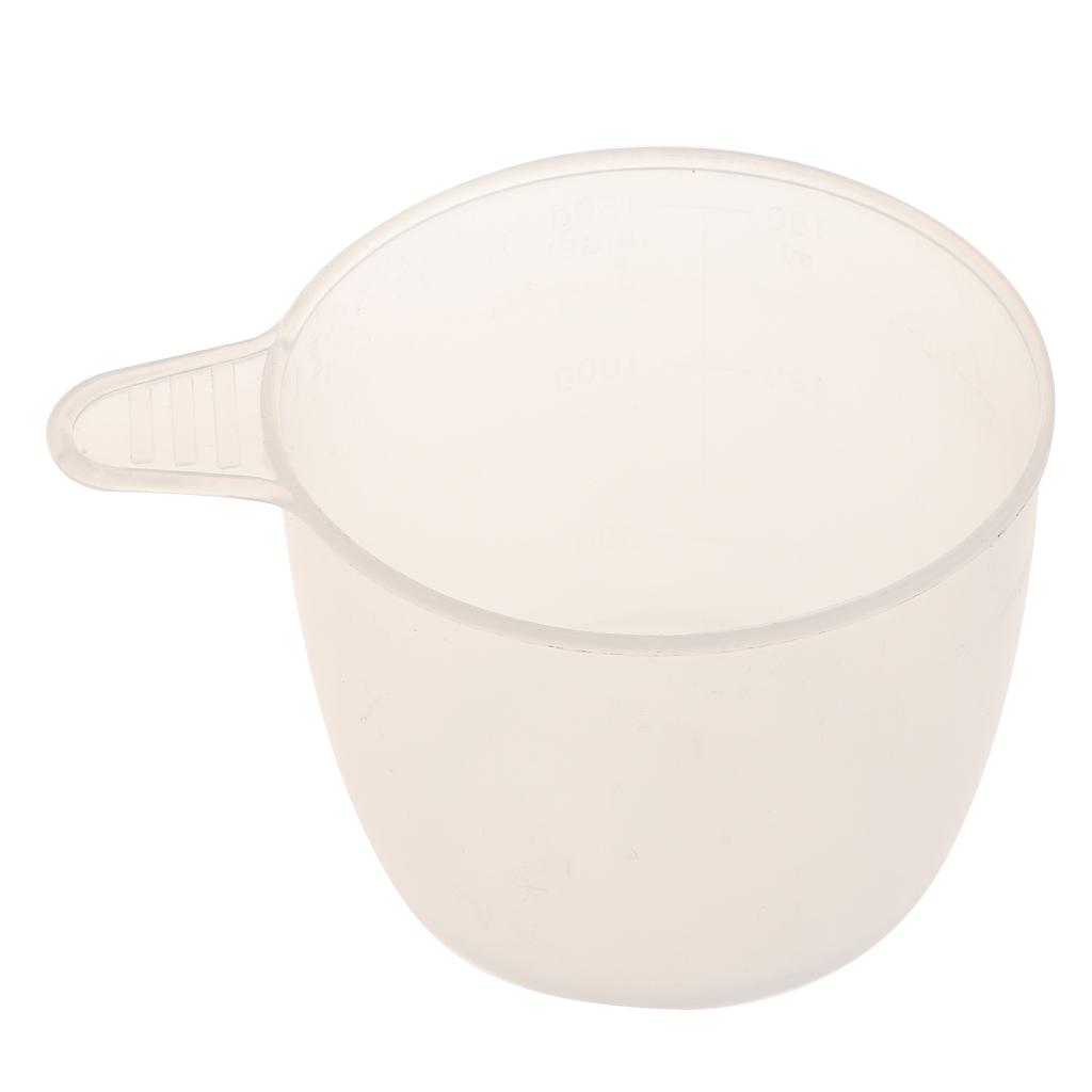 3X Plastic Pet Food Container Jar Measuring Cup Cereal Grain Storage Box Orange