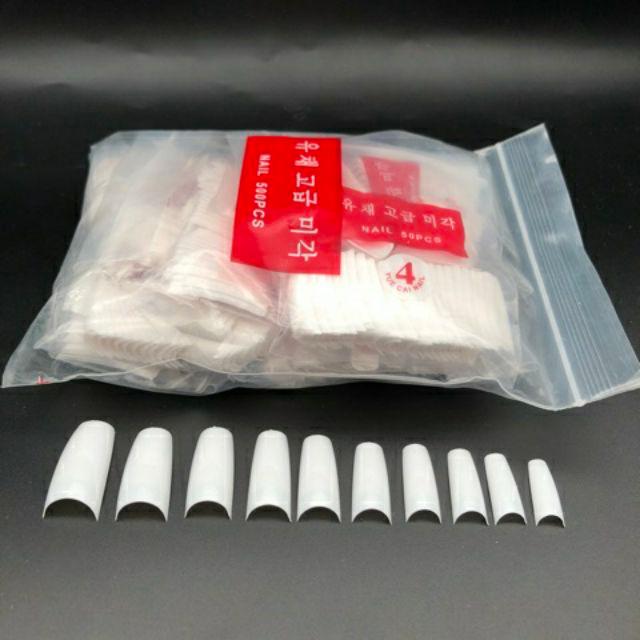 Móng nối  đủ số, bịch 500 móng