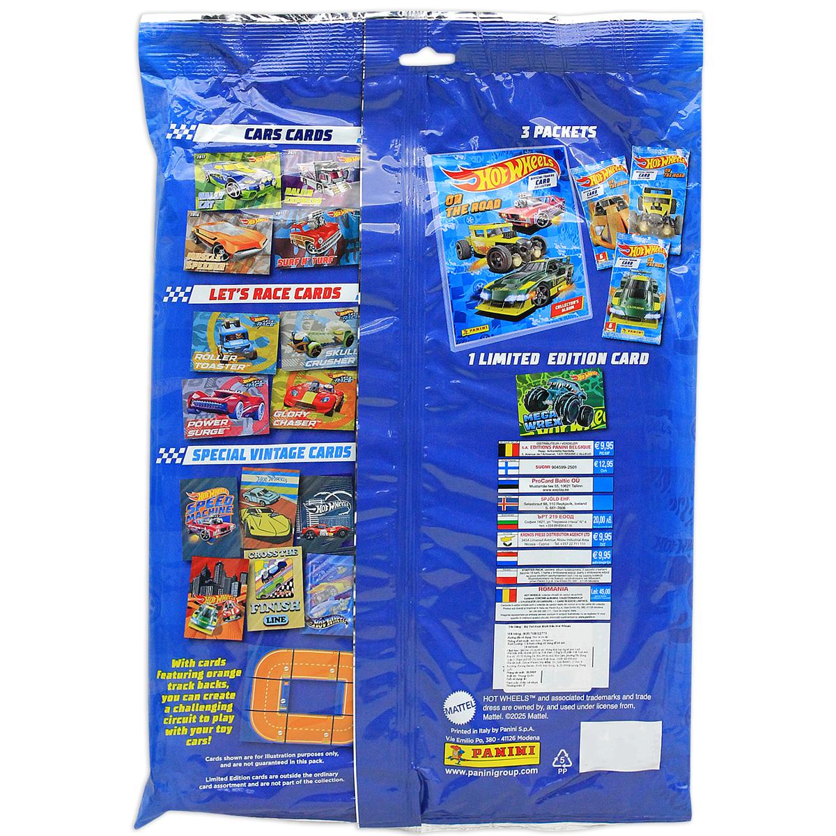 Bộ Thẻ Hình Khởi Đầu Hot Wheels - Panini (Sản Phẩm Bên Trong Là Ngẫu Nhiên)