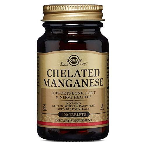 Solgar – Chelated Manganese, 100 Tablets