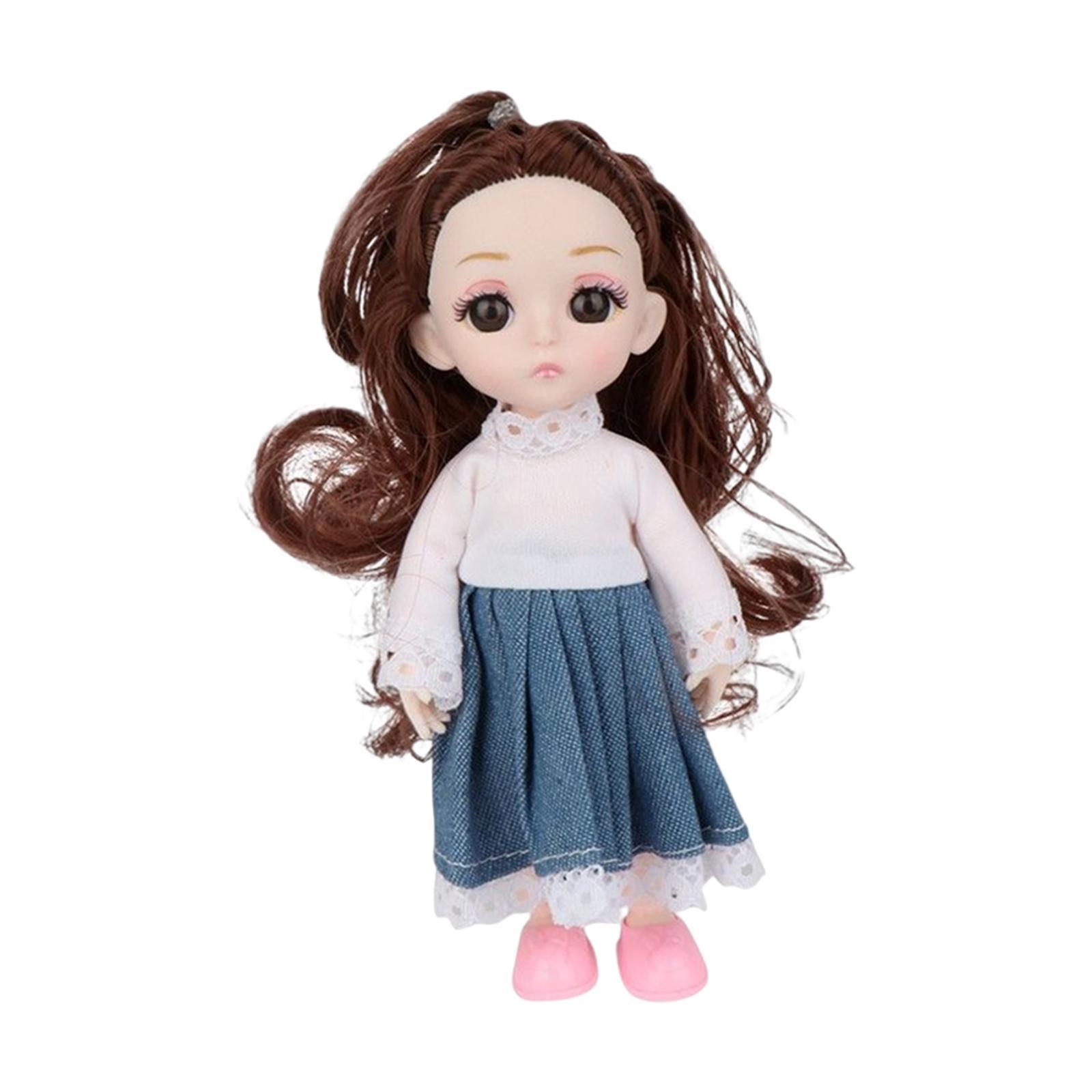 doll figure toy with clothes shoes birthday gifts Style A