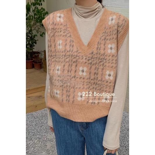 Áo ghile isnow cổ V hoa 59a231