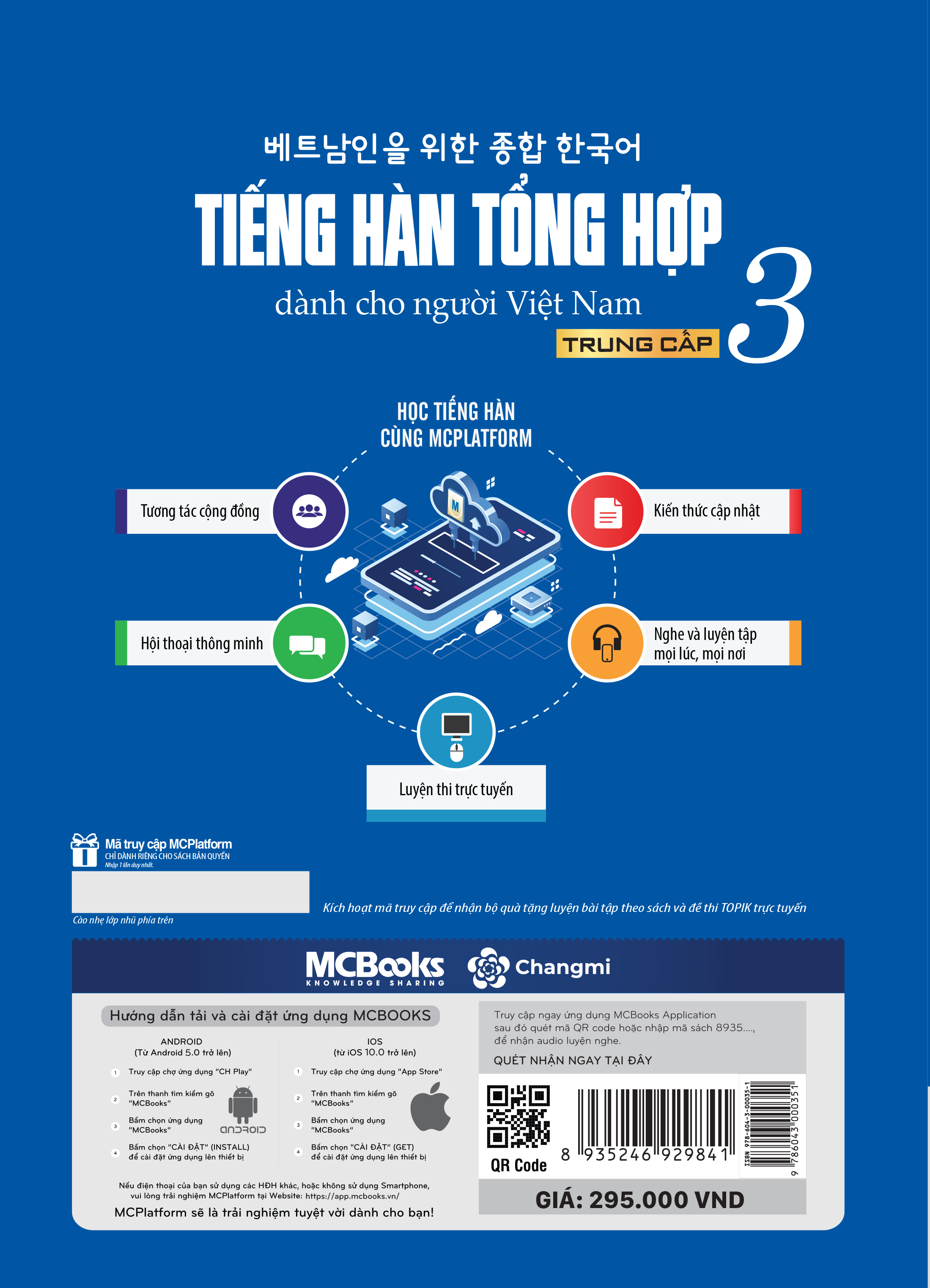 Tiếng Hàn Tổng Hợp Trung Cấp 3 (Phiên Bản Mới - In Màu)