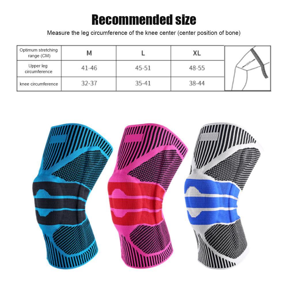 Basketball Knee Pad Anti-collision Breathable Ergonomic Comfortable Protective Knee Pad Fitness Accessory Outdoor Sports
