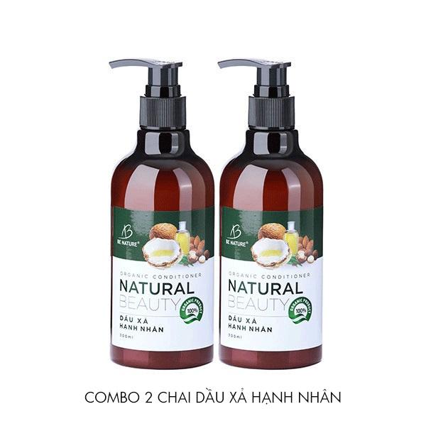 Combo Dầu Xả Hạnh Nhân Ngừa Rụng Tóc Natural Beauty