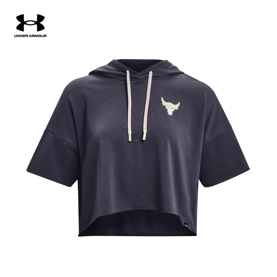 Áo tay ngắn thể thao nữ Under Armour Pjt Rck Terry - 1376296-558