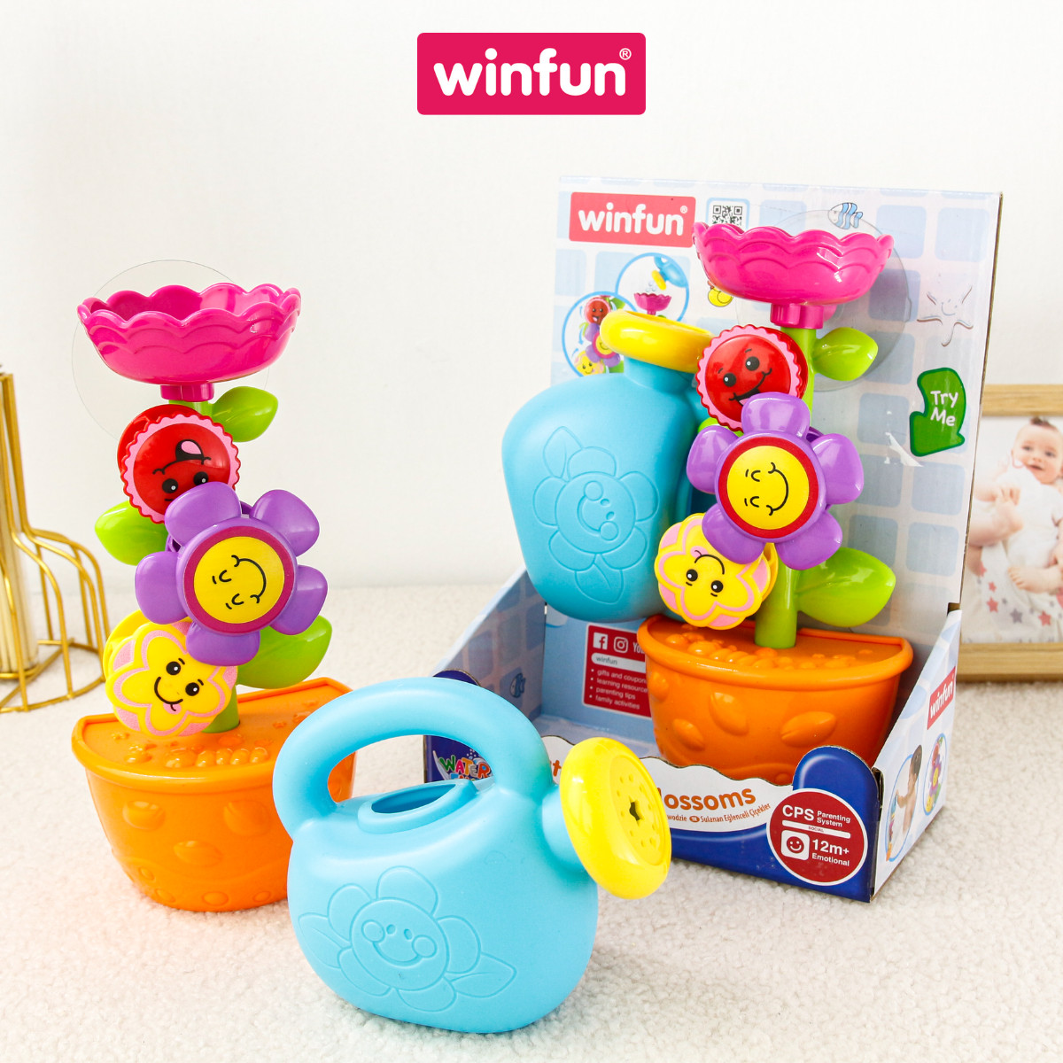 Đồ chơi tắm vui nhộn hình bông hoa Winfun 7104