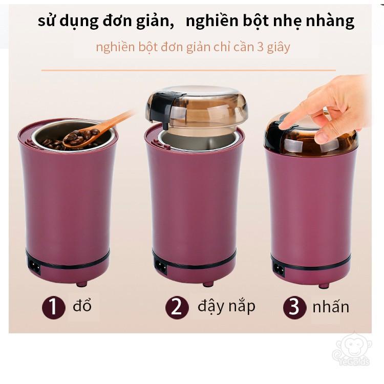 Máy Xay Bột, Máy Nghiền Bột Đa Chức Năng FNEPOWIERAS - Máy Xay Mini Xay Ngũ Cốc, Gia Vị, Dược Liệu, Hạt Cà Phê