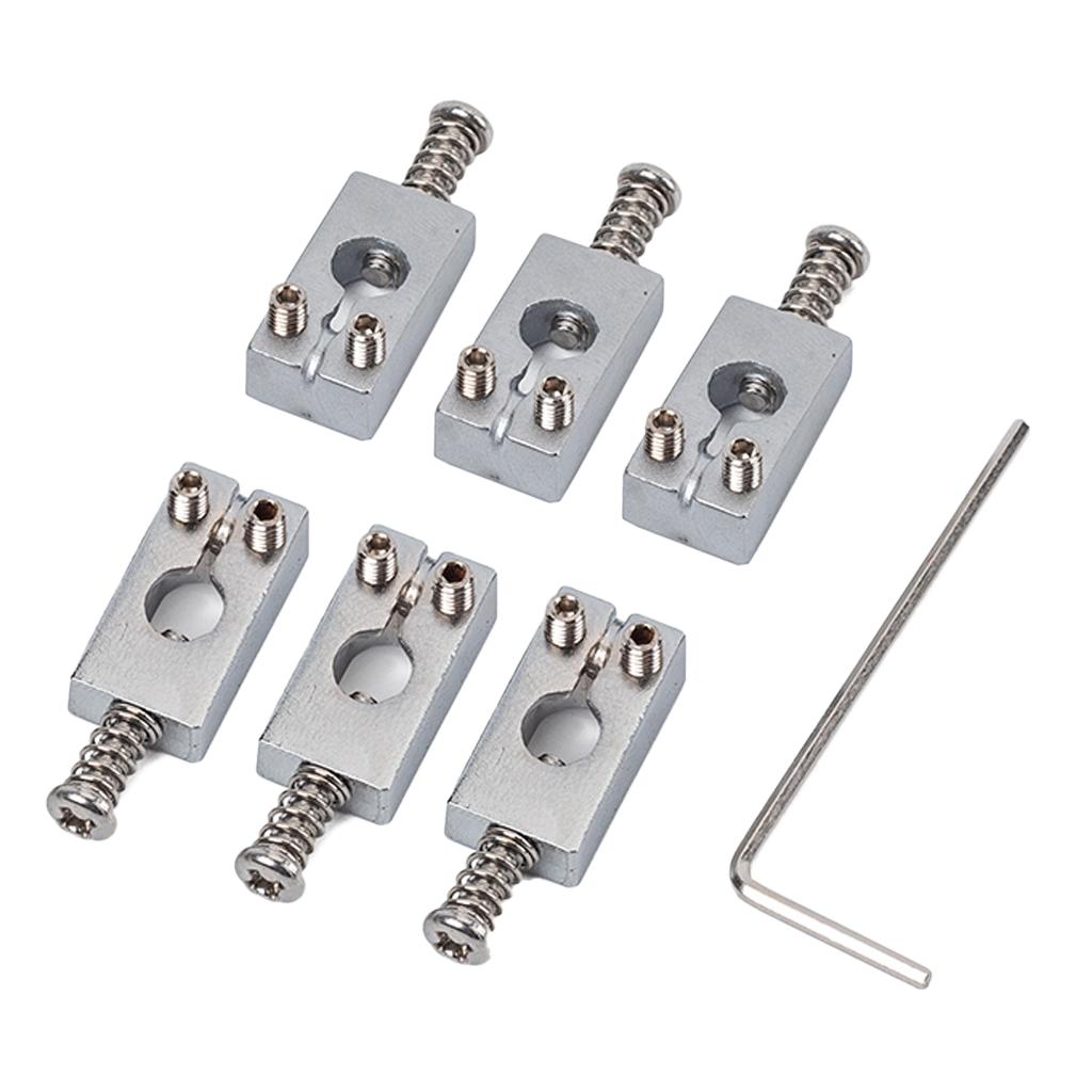 Baoblade Bộ 6 Ghita Điện Cầu Yên Ngựa Bằng Đồng 10mm Dây Khoảng Cách