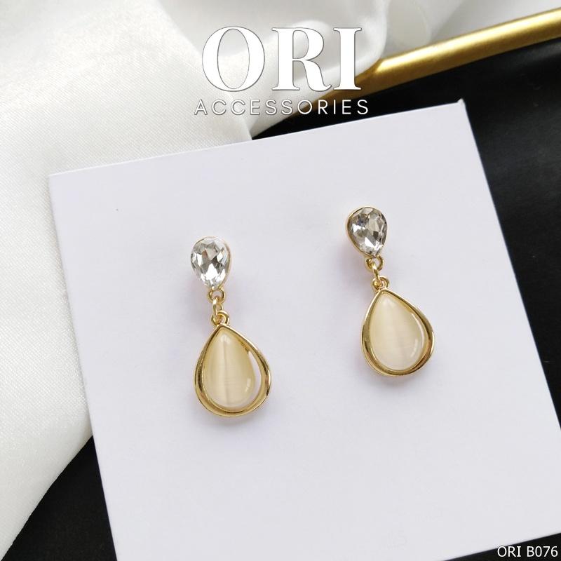 Khuyên tai nữ giọt nước Ciara sang trọng ORI ACCESSORIES B076