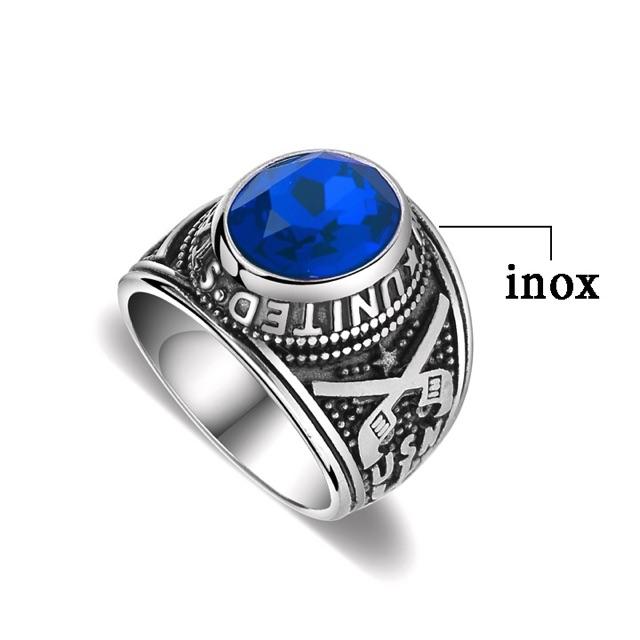 Nhẫn inox nam đủ màu N015