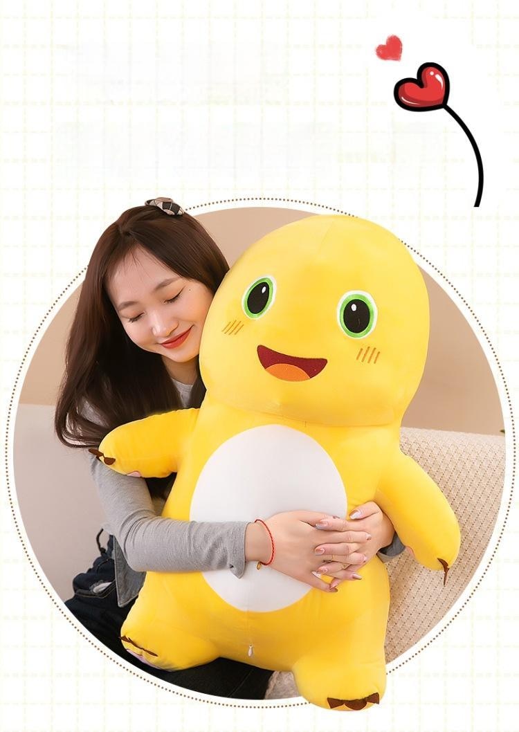 Thú nhồi bông khủng long vàng dễ thương - Size từ 25cm đến 45cm - Quà tặng gấu bông khủng long nhập khẩu cao cấp - Gối ôm mềm mịn cho bé