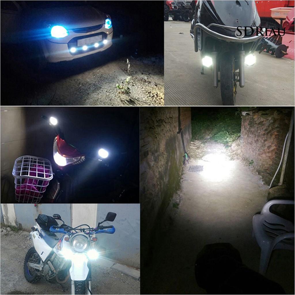 1 Cặp Đèn Pha Chống Sương Mù Kèm Công Tắc Cho Xe Mô Tô