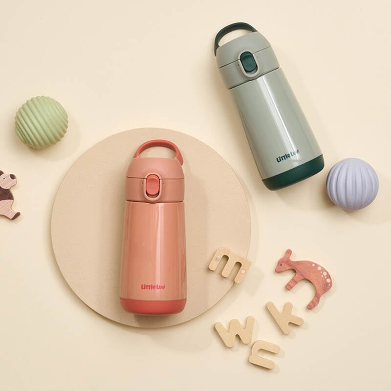 Bình Giữ Nhiệt Trẻ Em LocknLock Little Luv Switch Cap 2 màu 380ml LHC918