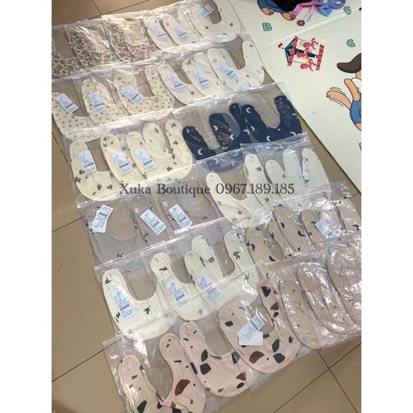 Yếm Tròn Cotton 2 Lớp Cao Cấp Style Hàn Quốc Cho Bé, Yếm Sơ Sinh, Yếm Tròn Bé Trai Bé Gái, Khăn Quàng Cổ Cho Bé