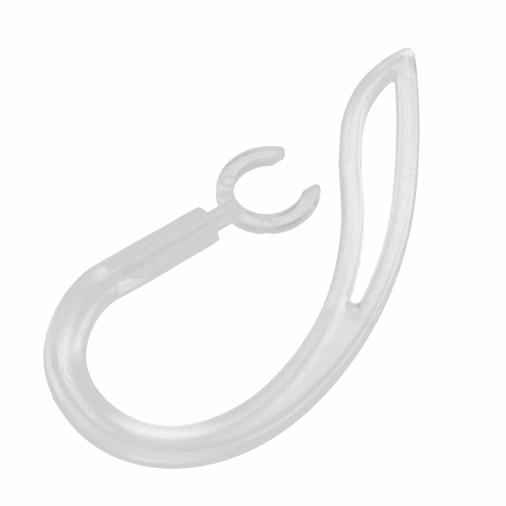 3 X Replacement Spare Ear Hook Earloop For Headset 8.0mm 9.0mm 10.0 mm Clear