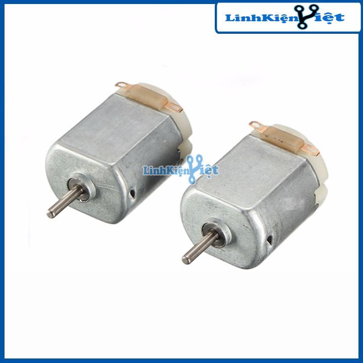 Bộ 2 Động Cơ Mini V1 3-9VDC ( Loại Vuông ), Chế xe mô hình, làm quạt cực Tít