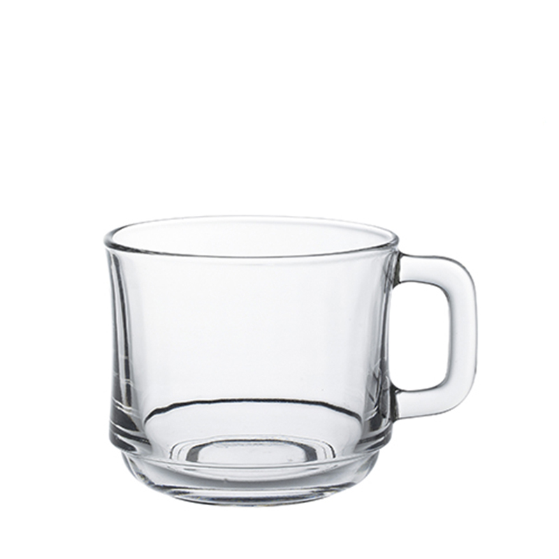 Bộ 6 tách và 6 dĩa D9008A Duralex - Lys trắng Clear 220ml Thủy tinh cường lực cao cấp Pháp