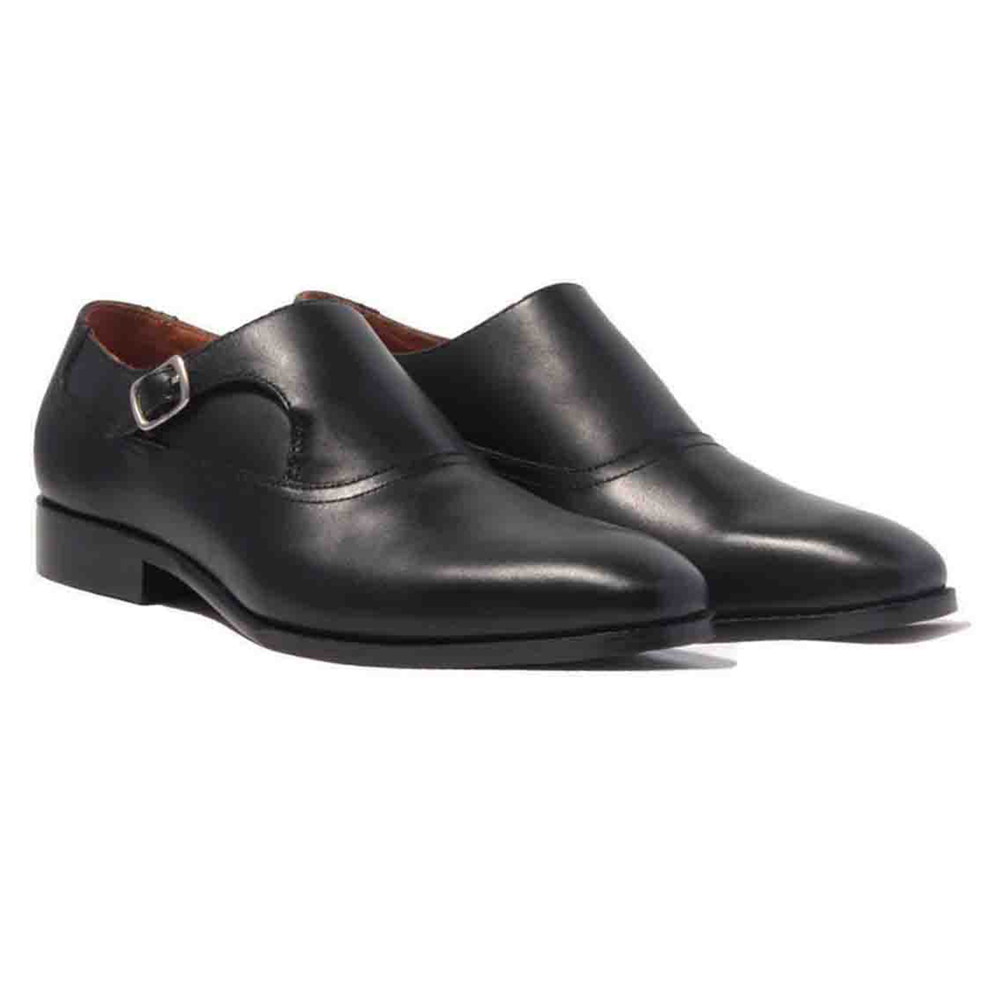 Giày Tây Monk Strap Banuli Nam Công Sở Da Bê Italian 1 Khoá Cài H1MS1M0 (Da Mềm Dẻo, Đế Siêu nhẹ, Bảo Hành Trọn Đời)