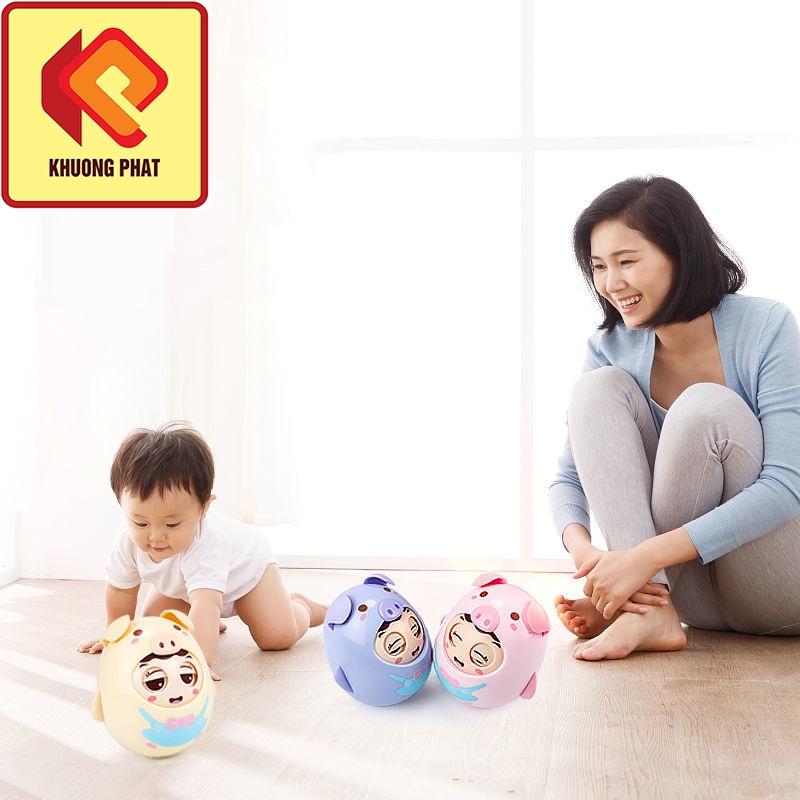 Lật Đật Heo Con Đồ Chơi Tinh Nghịch Chớp Mắt Có Chuông Nhẹ Nhàng Cho Bé. Siêu dễ thương