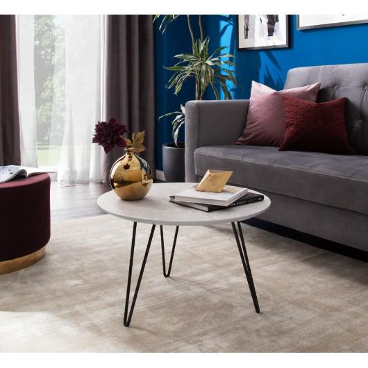 Bàn Sofa Mặt Đá Chân Sắt Không Gỉ