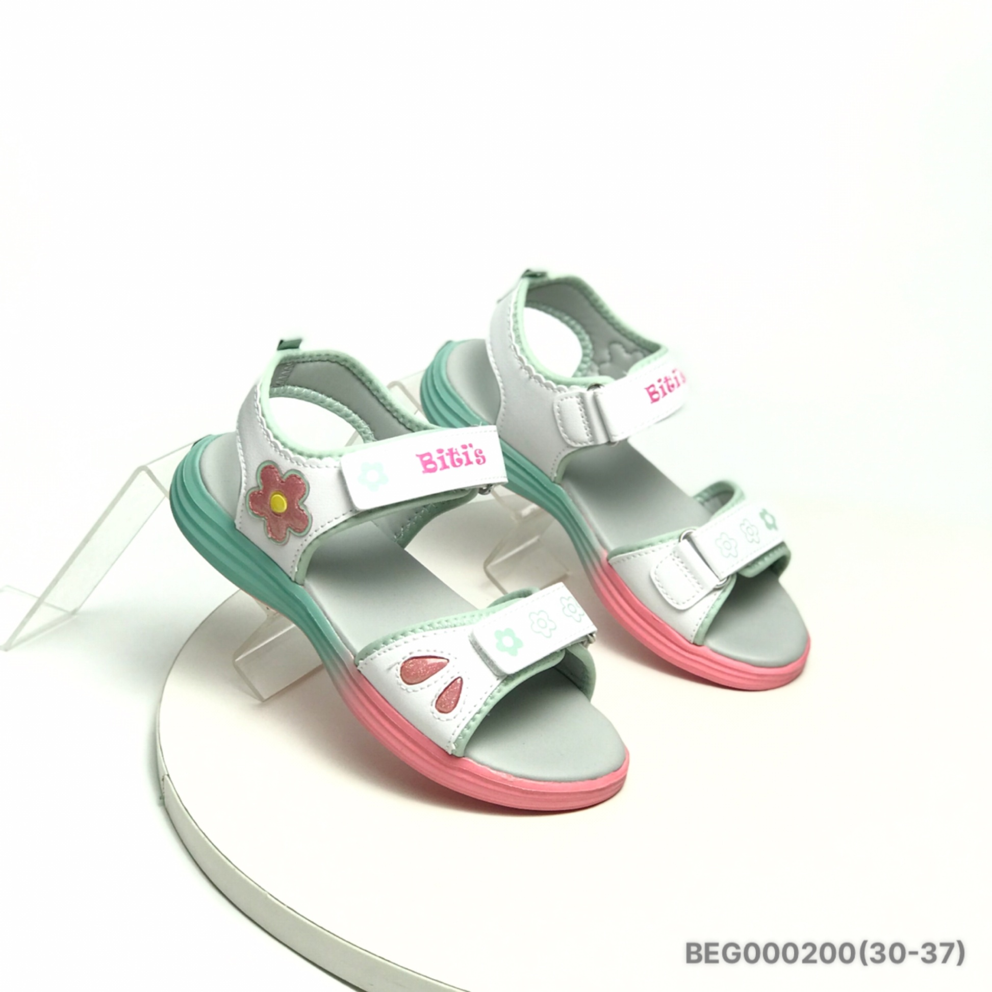 Sandal Eva Phun Bé Gái Biti's BEG000200TRG (TRẮNG)