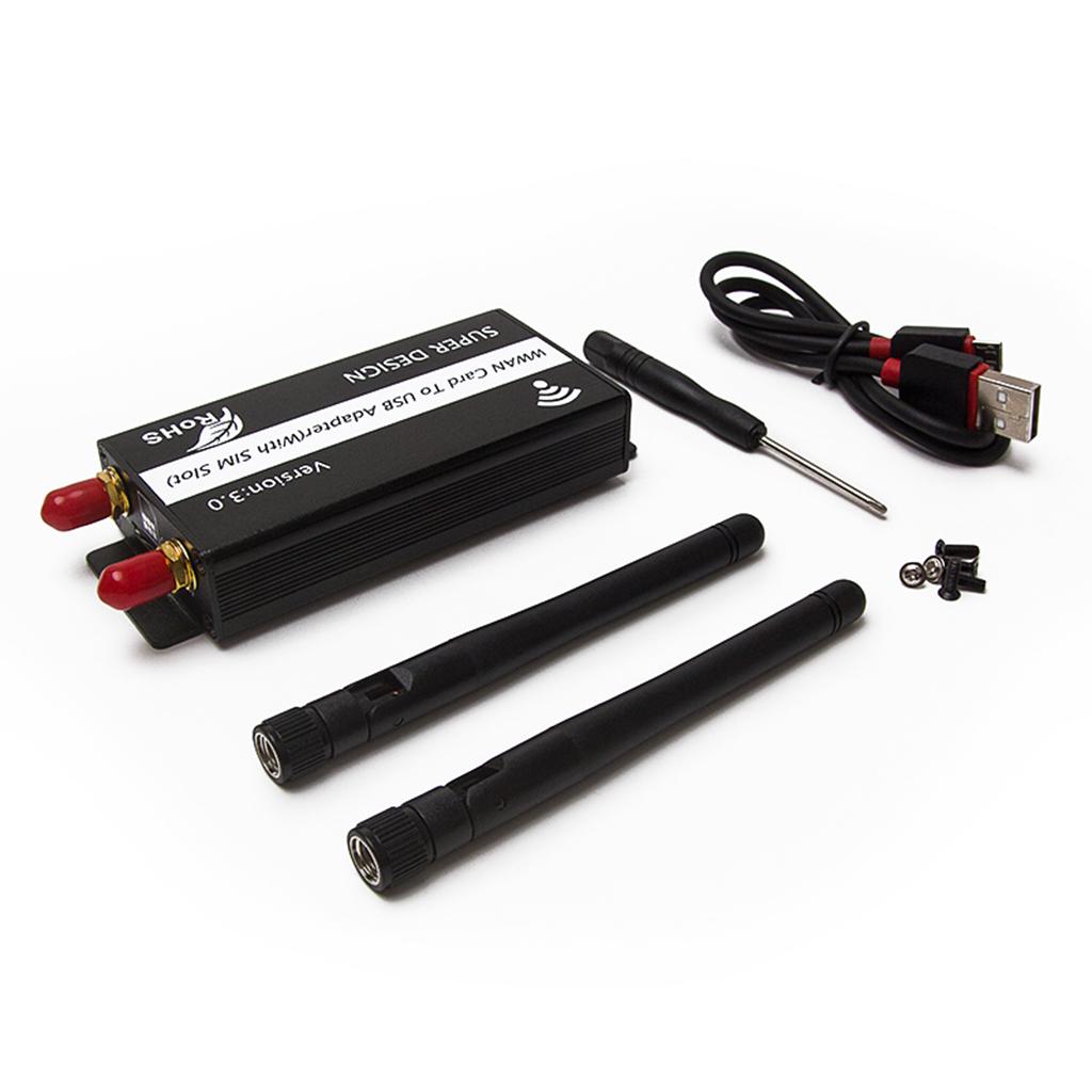 Riser Card for to USB Adapter with SIM Card Slot for Computers