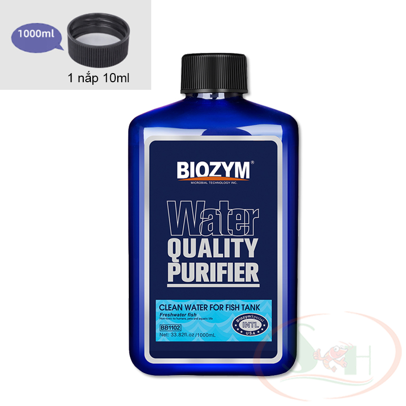 Làm trong nước Biozym Water Quality Purifier khử đục màu nước bể cá tép thủy sinh