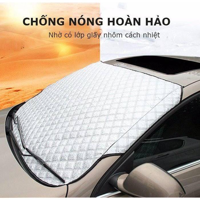 Bạt Chắn Nắng Cách Nhiệt Kính Ô Tô Vân 3D Chống Xước Kính Lái Cách Nhiệt Chống Nóng Phù Hợp Xe 4,5 Chỗ, 7 Chỗ