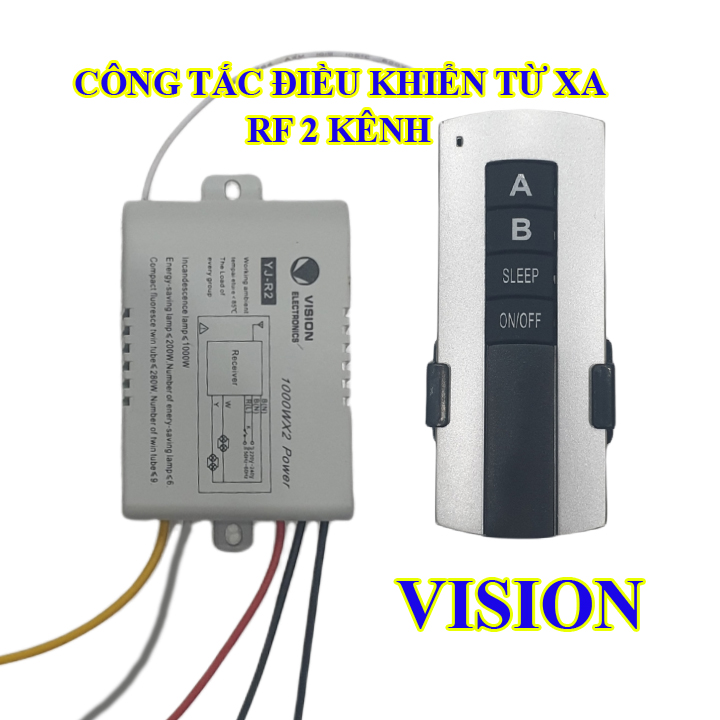 Công tắc điều khiển từ xa 2 cổng VISION