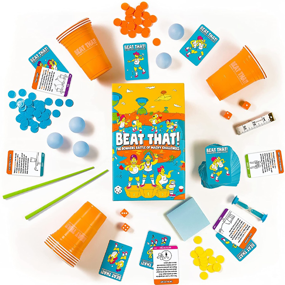 Bộ Trò Chơi Board Game Beat That! - The Bonkers Battle of Wacky Challenges