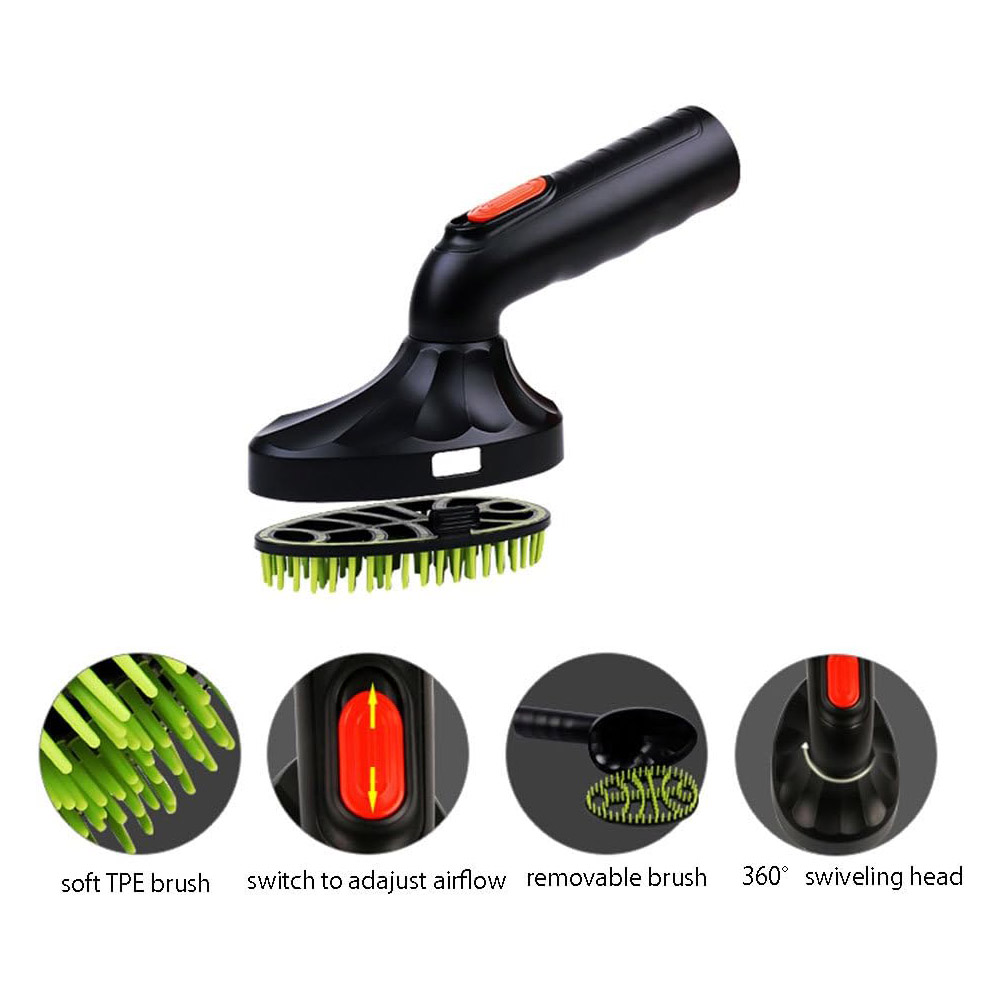 Dụng cụ vệ sinh lông thú cưng 1.25'' (32mm) cho máy hút bụi, bàn chải chải lông chó mèo, đầu hút bụi chuyên dụng