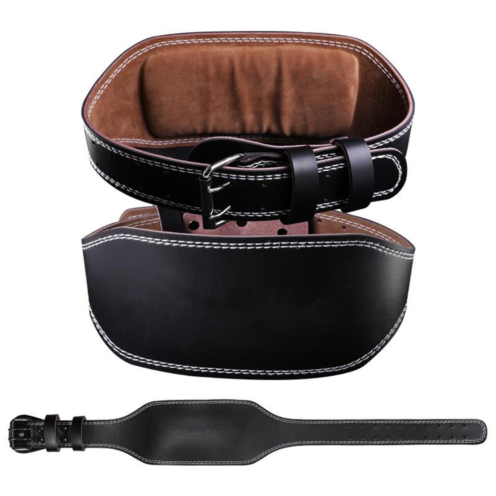 PU Leather Weight Lifting Belt Training Gym Body Building Men&Women 100cm