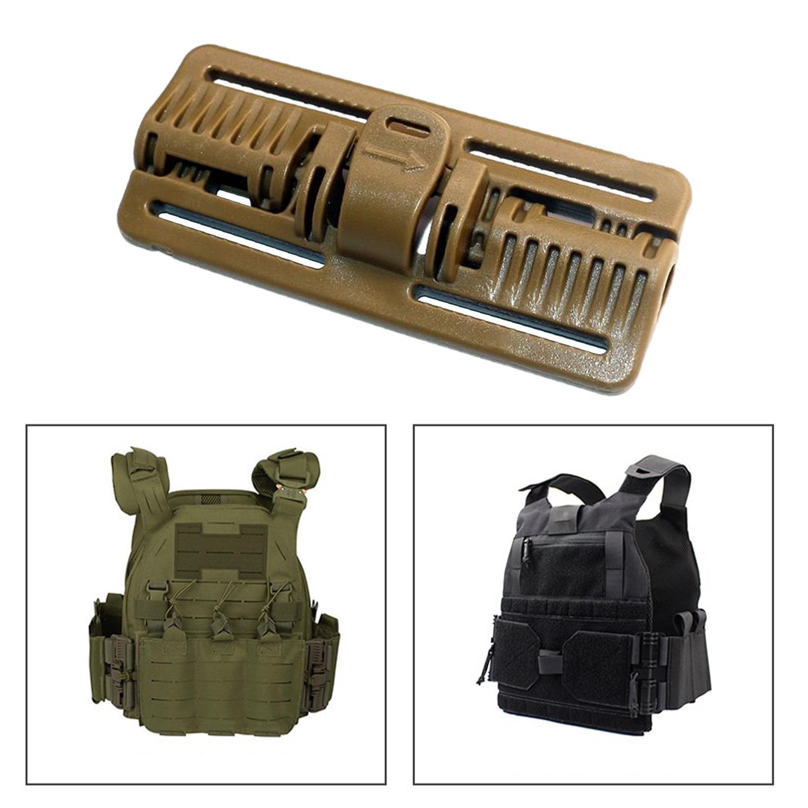 Vest Quick Release Buckle Slider for Hunting Backpack Strap Belt Accessories