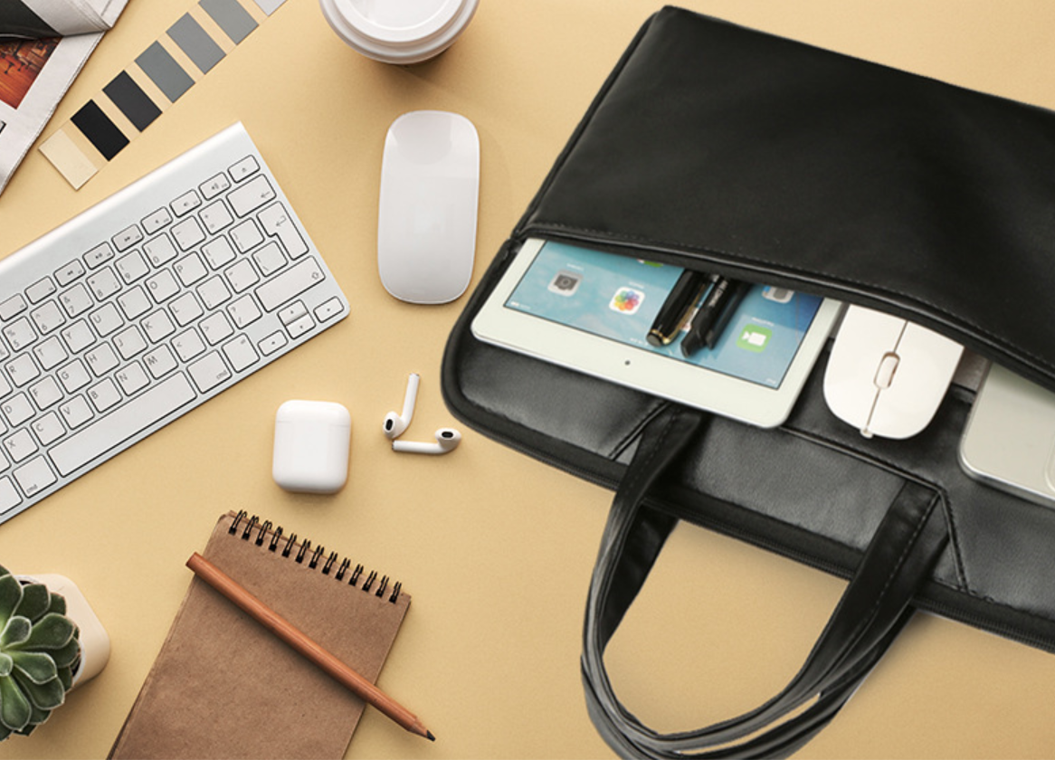 Túi xách chống sốc dành cho laptop macbook surface, túi công sở nam nữ cặp công sở đeo chéo đựng laptop - Hàng chính hãng