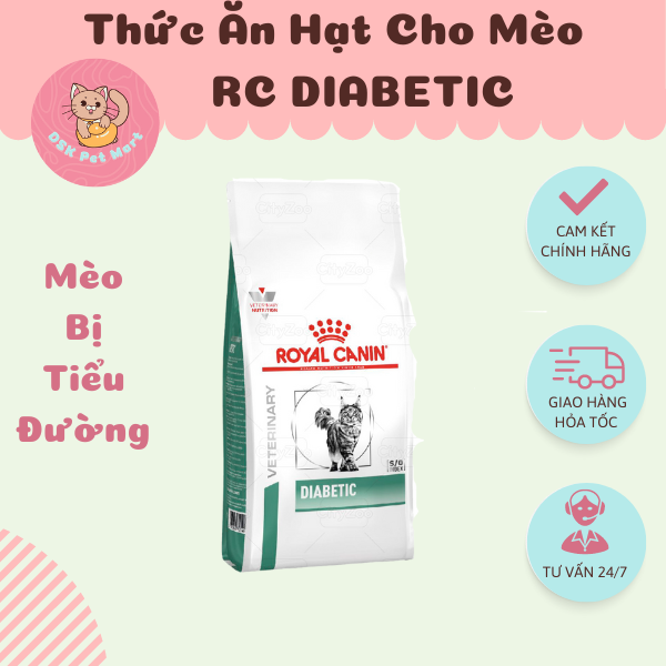 Royal Canin Diabetic Feline - Thức Ăn Hạt Cho Mèo Bị Tiểu Đường